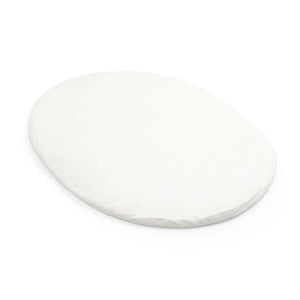 White - Stokke crib sheet White Stokke® Sleepi™ Mini Fitted Sheet V3 (2023)
