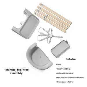 Stokke High Chairs & Booster Seats Stokke® Clikk™ High Chair - Easy Assembly and Contents