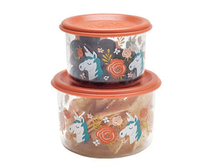 Sugar Booger snack container set Sugar Booger Good Lunch Snack Container 2 PC Set - Unicorn