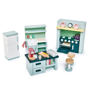 Tender Leaf Toys wooden toy Tender Leaf Toys Doll House Kitchen Furniture Set