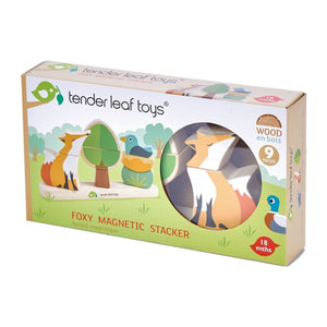 Tender Leaf Toys wooden toy Tender Leaf Toys Foxy Magnetic Stacker