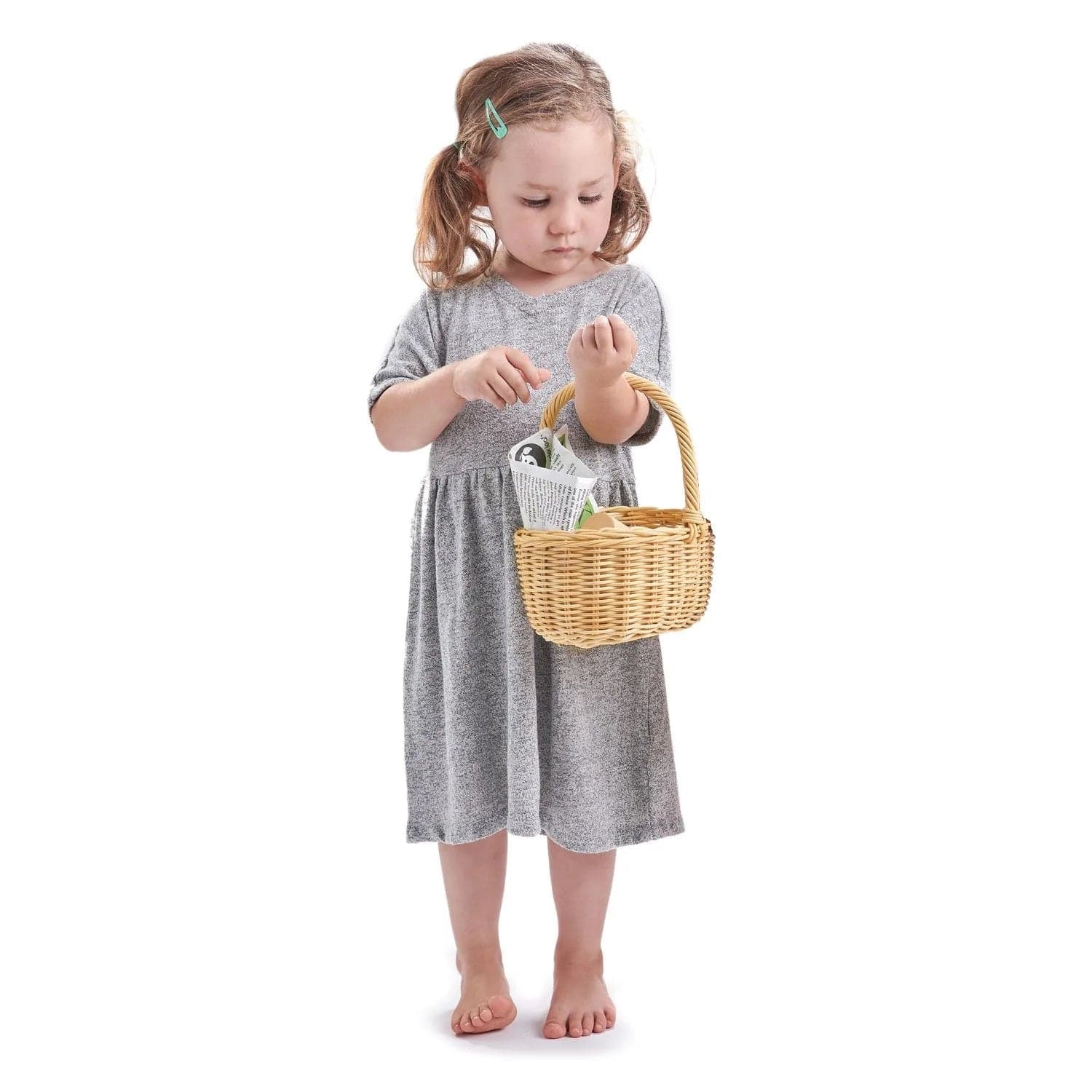 Tender Leaf Toys wooden toy Tender Leaf Toys Wicker Shopping Basket
