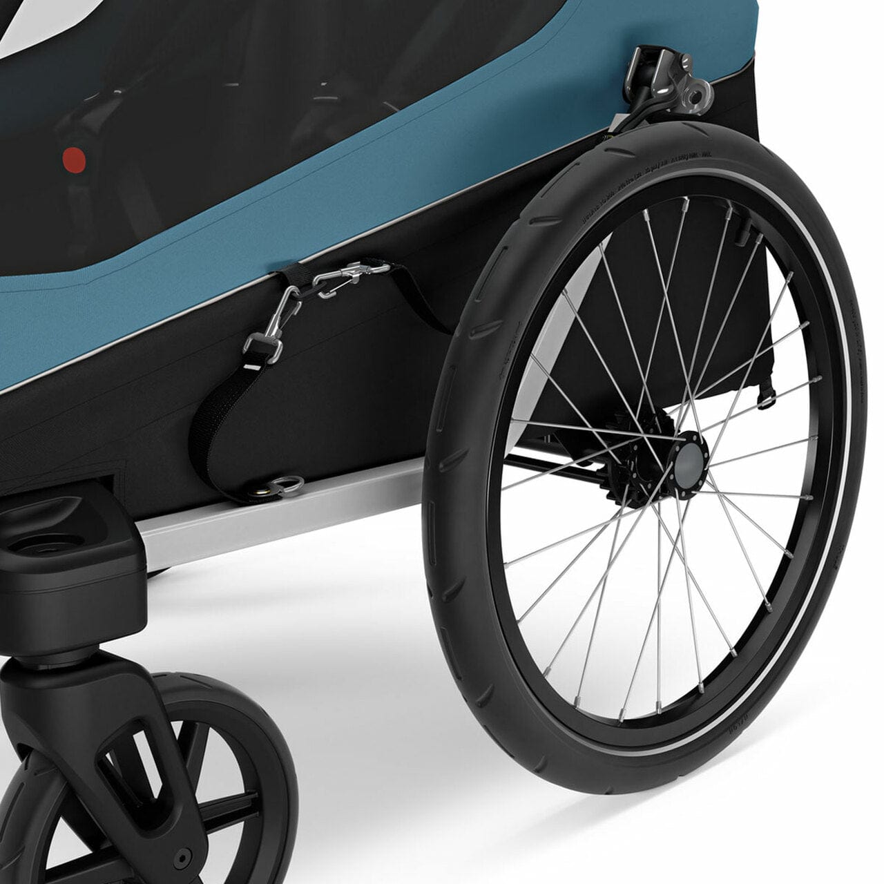 Thule multisport child carrier Thule Courier 2 Seat Kids Cargo Bike Trailer - Aegean Blue