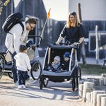 Thule multisport child carrier Thule Courier 2 Seat Kids Cargo Bike Trailer - Aegean Blue