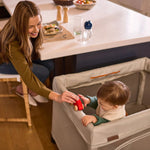 UPPAbaby playard UPPAbaby REMI Playard  Charlie (Sand Melange)  - Lifestyle 1