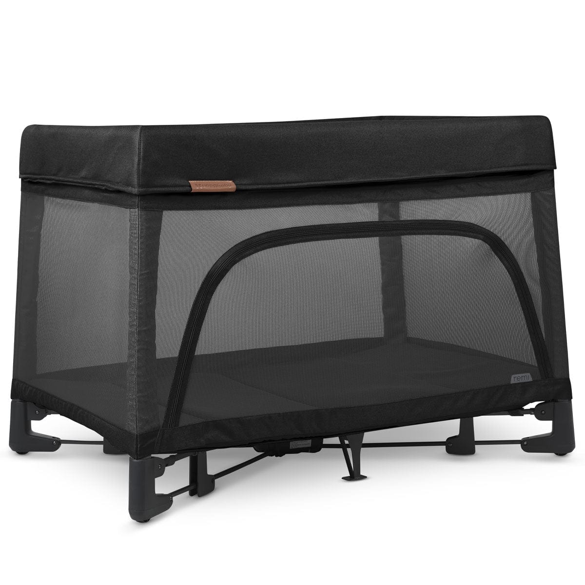 UPPAbaby Remi Playard - Jake (Charcoal) - Side Angle View