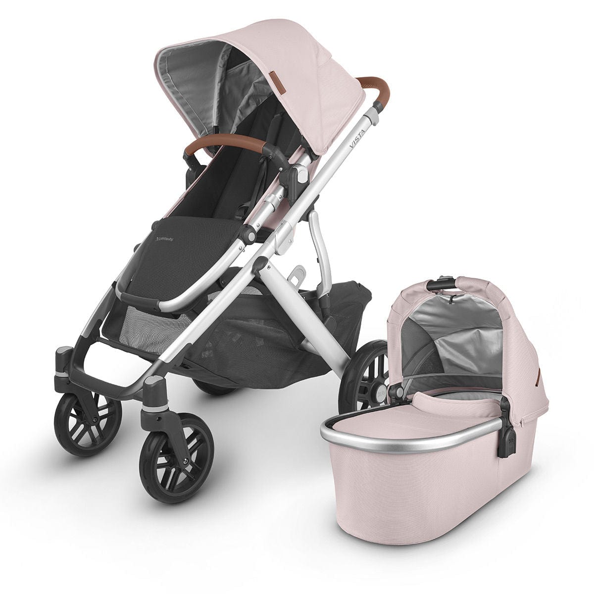 UPPAbaby stroller UPPAbaby VISTA V2 Stroller - Alice (Dusty Pink/Silver/Saddle Leather)