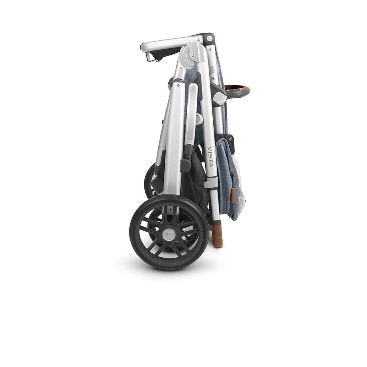 UPPAbaby stroller UPPAbaby VISTA V2 Stroller - Gregory (Blue Melange/Silver/Saddle Leather)