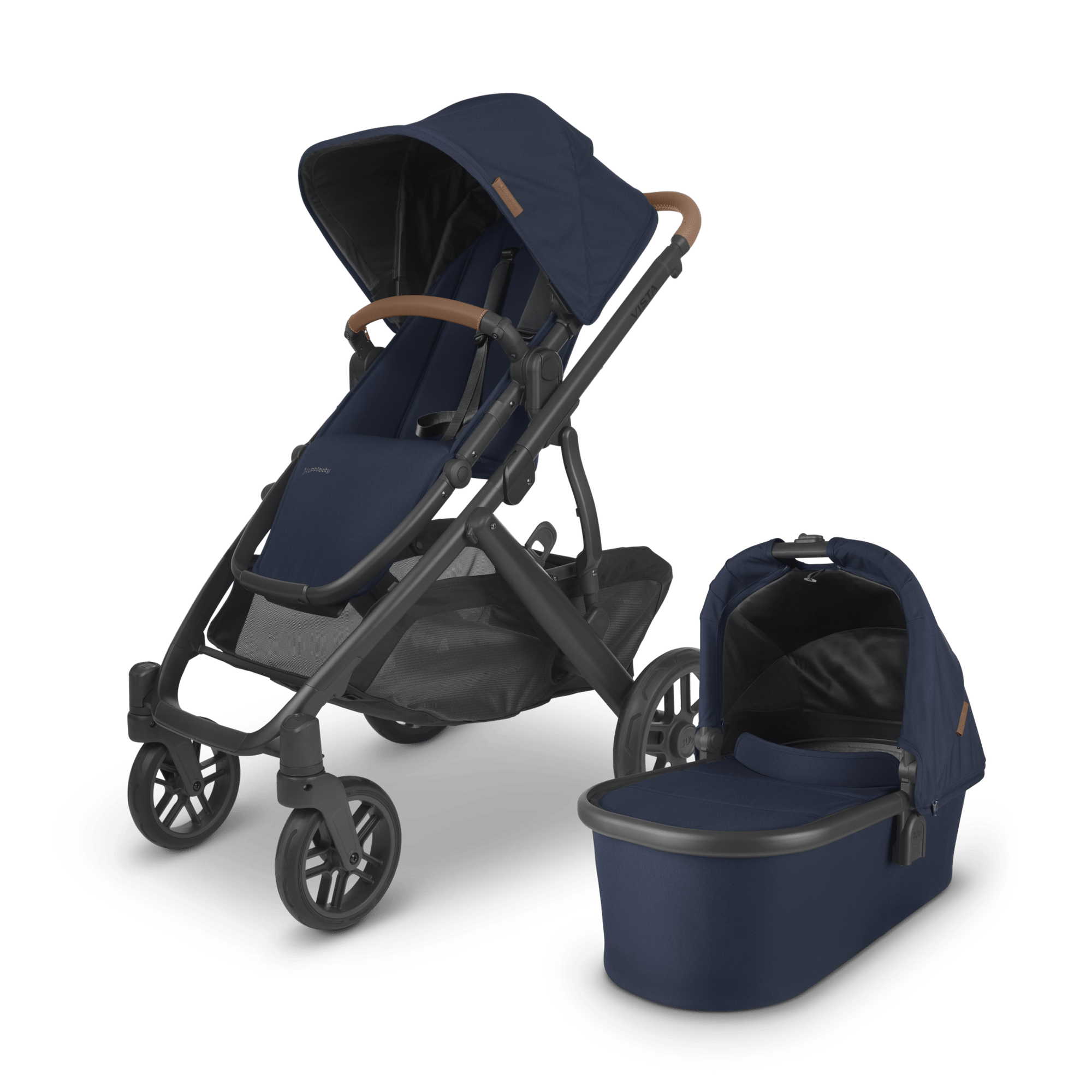 UPPAbaby stroller UPPAbaby VISTA V2 Stroller - Noa (Navy/Carbon/Saddle Leather)