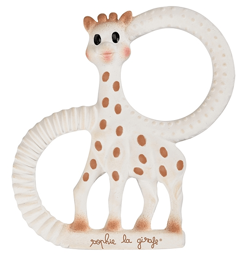 Vulli teether Sophie the Giraffe So'Pure Natural Rubber Teething Ring (Soft)