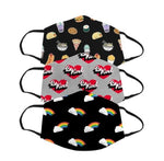 Whistle & Flute face masks Whistle & Flute Kawaii Face Mask 3 PK - Adult