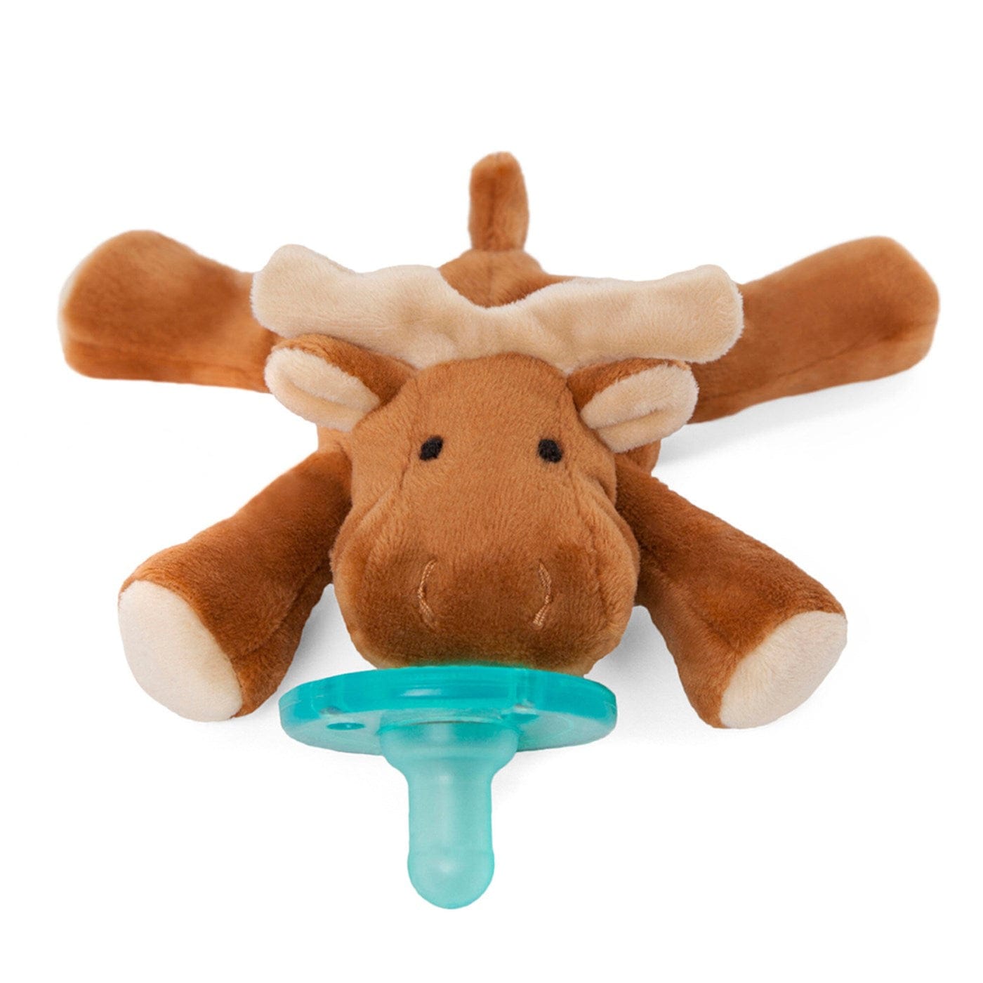 WubbaNub pacifier WubbaNub Infant Pacifier - Moose WubbaNub Plush Toy Pacifier